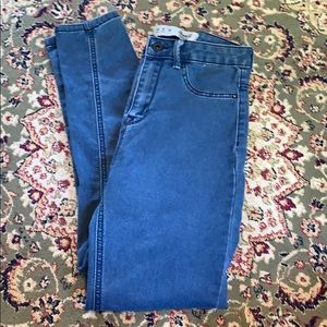 Primark high waist skinny jeans jeggings size 8